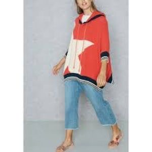 🎉SALE🎉 Free people oversized star sweater hoodie